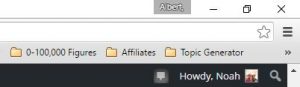 chrome extensions not showing in toolbar