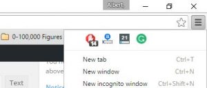 google chrome extensions not showing