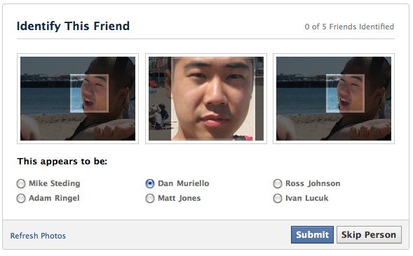 facebook identify friends
