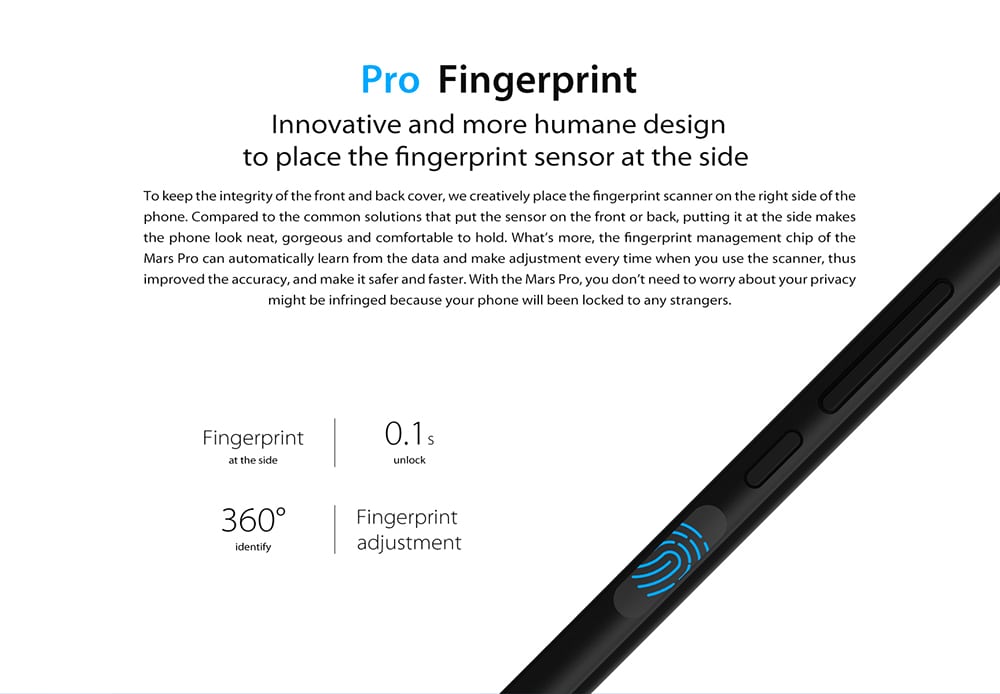 vernee mars pro fingerprints review