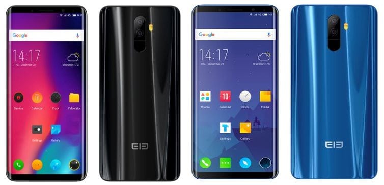 elephone u pro black and blue review