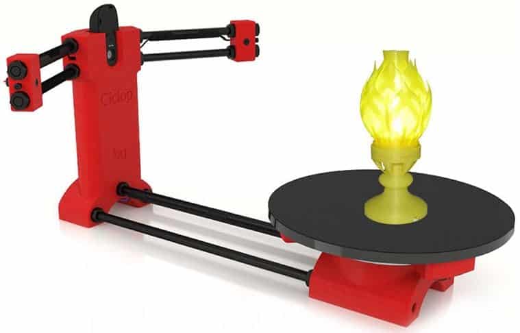 Ciclop Laser 3D Scanner Designed to Capture Fine Details in Small Objects