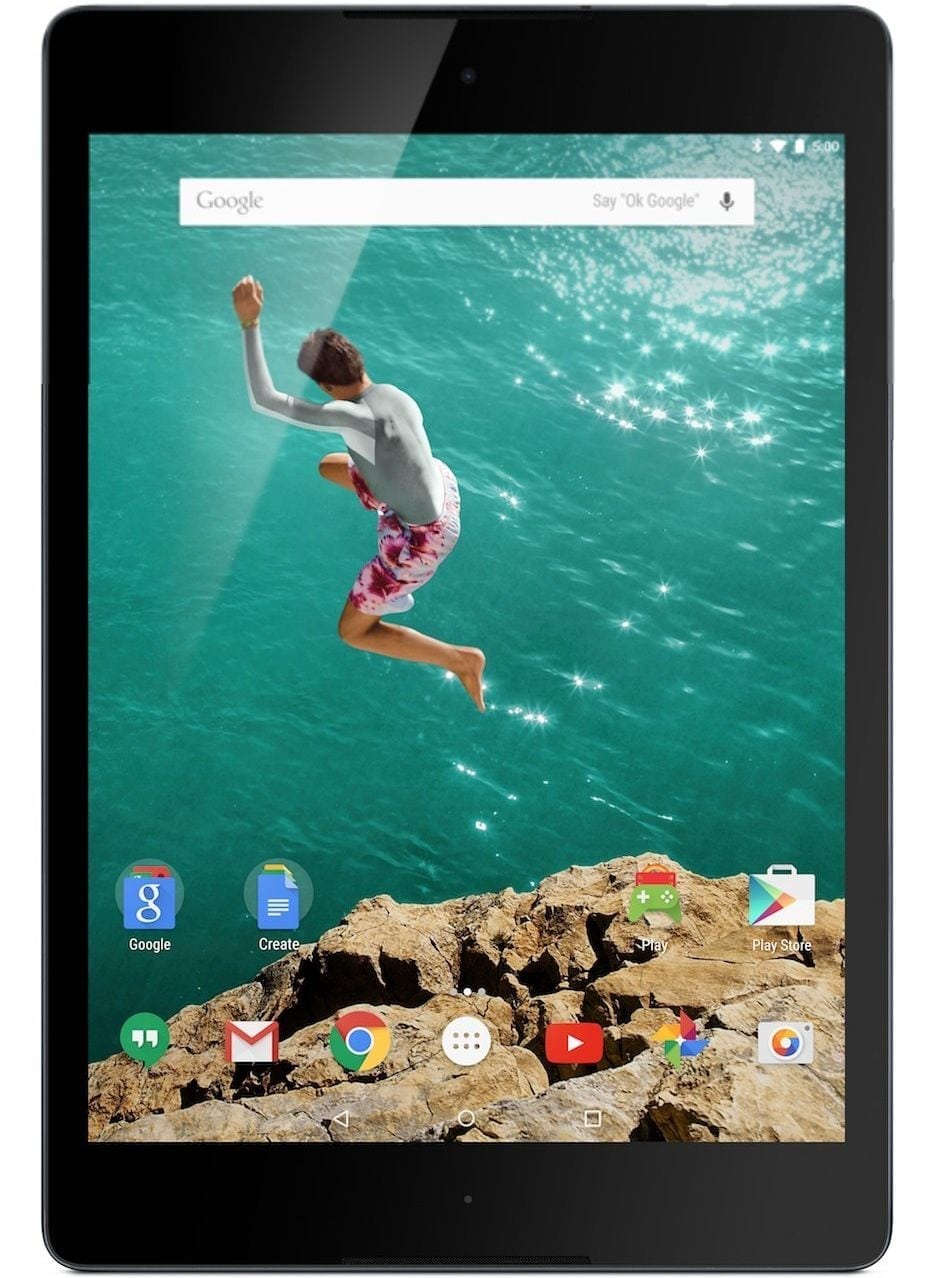 Google Nexus 9 Best Android Tablet with GPS