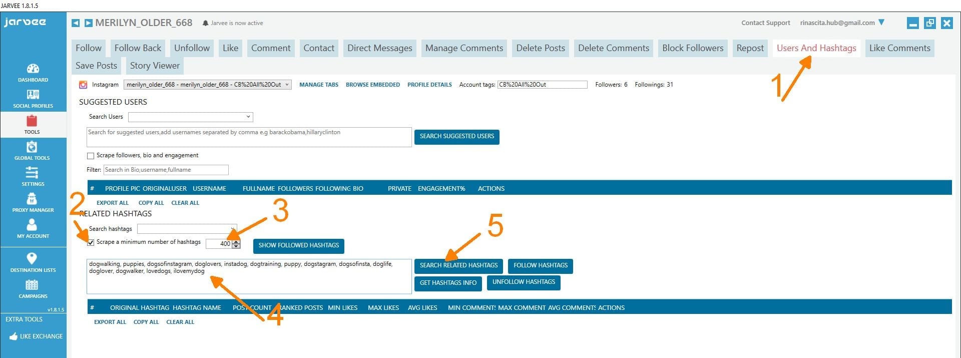 Tutorial: Targeting Instagram users in specific locations using Jarvee