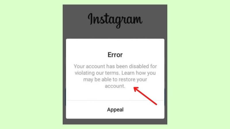 recover instagram banned account